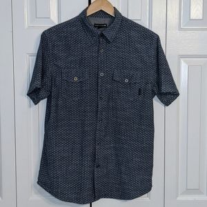 Men's Ocean Current blue button down shirt